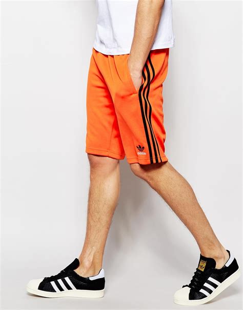 adidas originals orange shorts|adidas men short shorts retro.